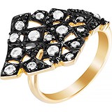 Женское золотое кольцо с лунными камнями и бриллиантами, 1685295