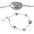 Женский серебряный браслет с куб. циркониями - фото 1