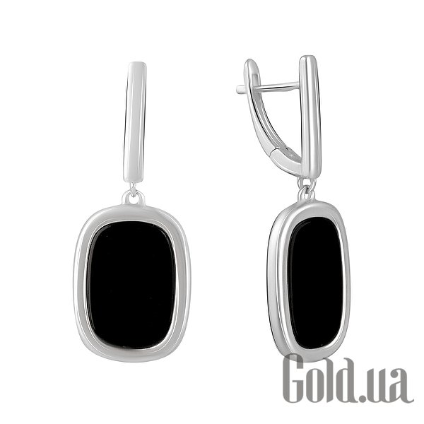 

Серьги с подвесками Fresh Jewelry, Серебряные серьги с ониксами