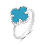 Заказать Женское серебряное кольцо с бирюзой (2098911b) по цене 1118 грн., в интернет-магазине Gold.ua