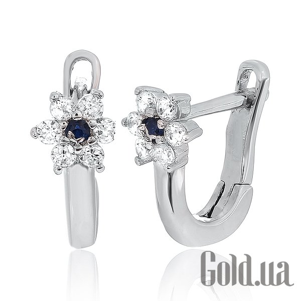 

Серьги Silvex925, Серебряные серьги с куб. циркониями