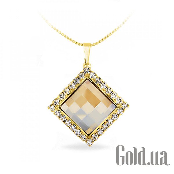 

Женские колье и кулоны Kobi, Золотой, Кулон с цепочкой с кристаллами Swarovski в позолоте