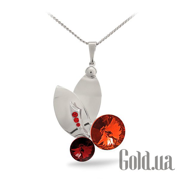 

Женские колье и кулоны Kobi, Стальной, Кулон с цепочкой с кристаллами Swarovski