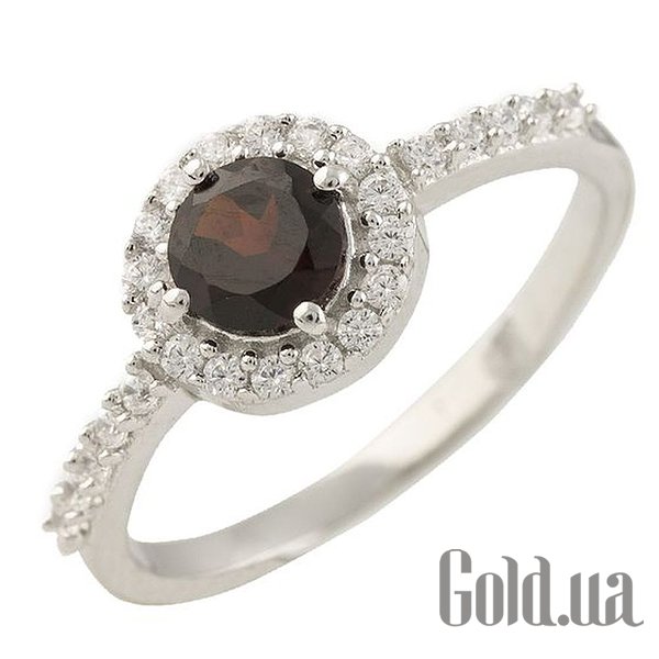 

Женские кольца Fresh Jewelry, Женское серебряное кольцо с гранатом и куб. циркониями, 17
