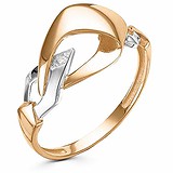 Женское золотое кольцо с бриллиантами, 1604144