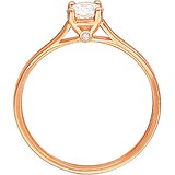 Золотое кольцо с куб. циркониями, 1628976
