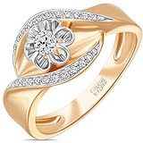 Женское золотое кольцо с бриллиантами, 1703472