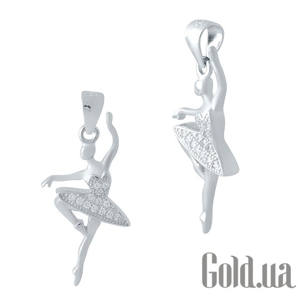 

Женские кулоны Fresh Jewelry, Серебряный кулон с куб. циркониями