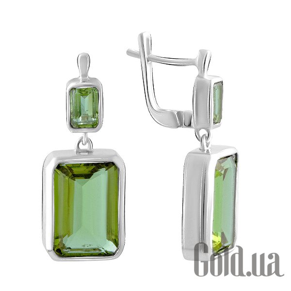 

Серьги с подвесками Fresh Jewelry, Серебряные серьги с султанитами