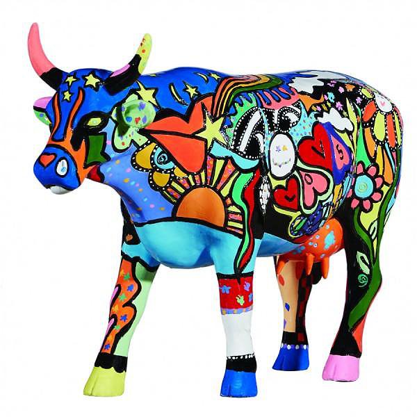 Cow Parade Статуетка &quot;Moosy in sky with diamonds&quot; 46786