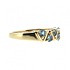Женское золотое кольцо с топазами - фото 3