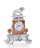 Linea Argenti Настольные часы  "Лев на камне" OR0823DOR, 1780272