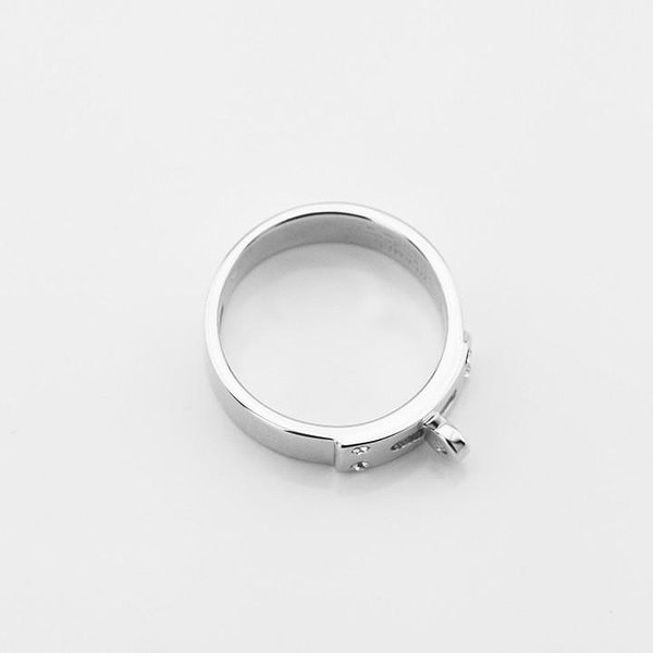Женское серебряное кольцо с куб. циркониями DIA3102810 – изображение 2