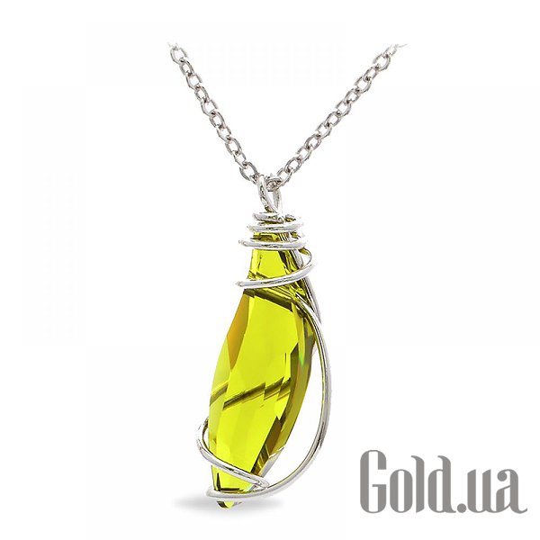 

Женские колье и кулоны Kobi, Стальной, Кулон с цепочкой с кристаллом Swarovski