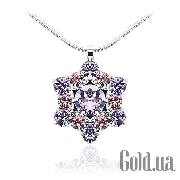 

Женские колье и кулоны Kobi, Стальной, Кулон с цепочкой с кристаллами Swarovski