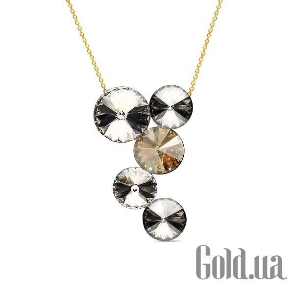 

Женские колье и кулоны Spark, Золотой, Колье с кристаллами Swarovski в позолоте