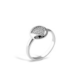 Женское серебряное кольцо с куб. циркониями, 1643057
