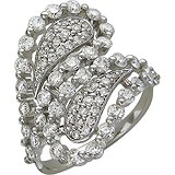 Женское золотое кольцо с бриллиантами, 1704241