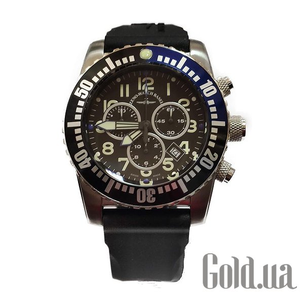Купить Zeno-Watch Мужские часы Airplane Diver Quartz Chronograph Numbers 6349Q-CHR-a1-4