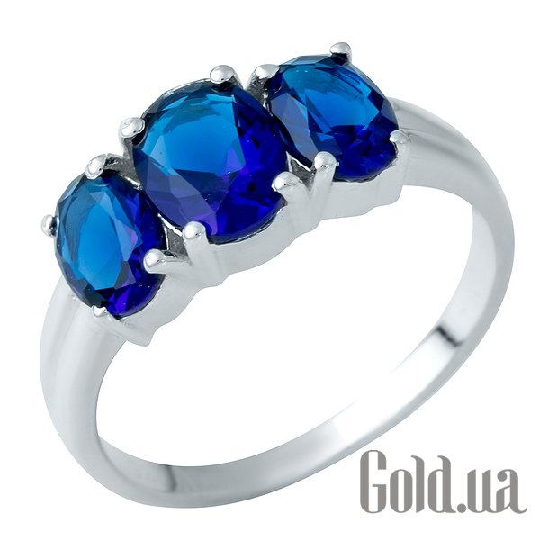 

Женские кольца Fresh Jewelry, Женское серебряное кольцо с синт. сапфирами, 17.5