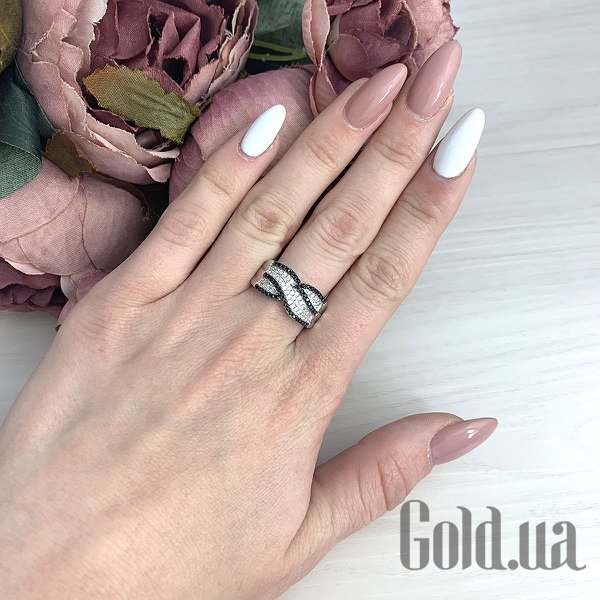 

Женские кольца Fresh Jewelry, Женское серебряное кольцо с куб. циркониями, 17.5