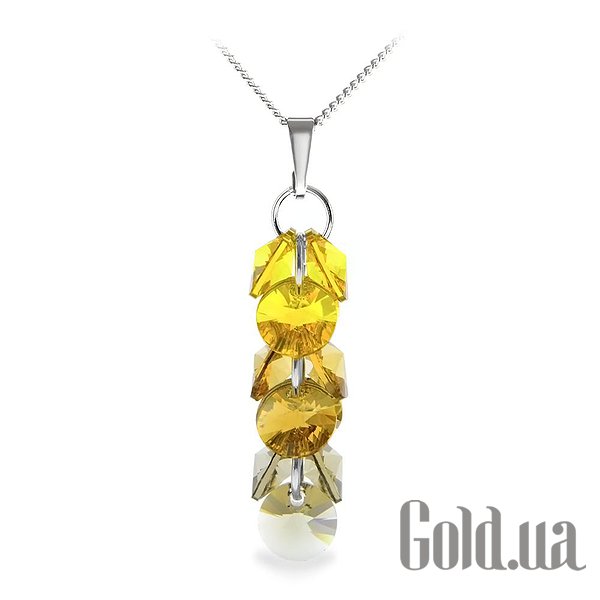 

Женские колье и кулоны Kobi, Стальной, Кулон с цепочкой с кристаллами Swarovski