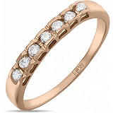 Золотое обручальное кольцо с бриллиантами, 1554994