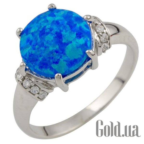 

Женские кольца Fresh Jewelry, Женское серебряное кольцо с опалом и куб. циркониями, 18