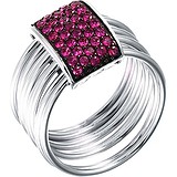 Женское серебряное кольцо с куб. циркониями, 1625394