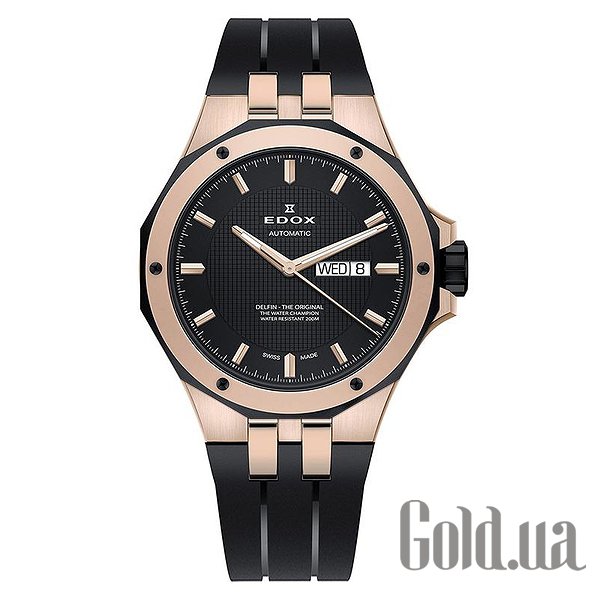 

Швейцарские часы Edox, Мужские часы Delfin Day Date Automatic 88005 357RNCA NIR