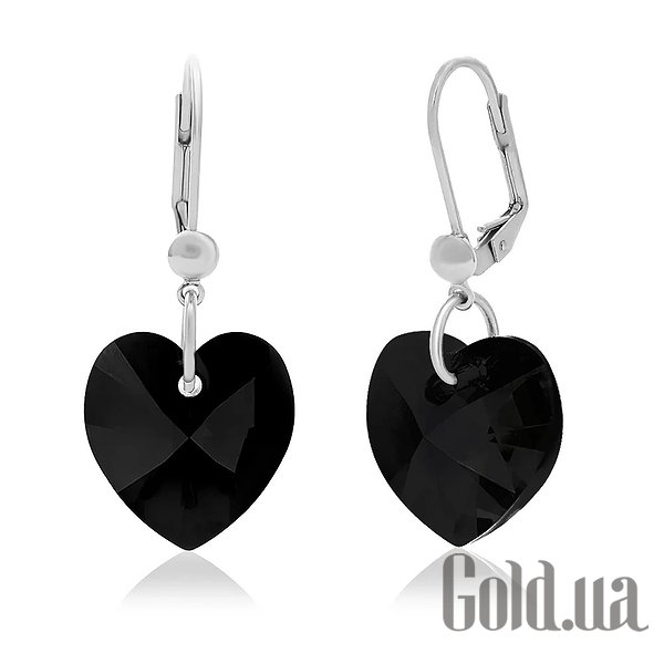 

Серьги с подвесками Kobi, Стальной, Серьги с кристаллами Swarovski