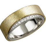 Золотое обручальное кольцо с бриллиантами, 1712178