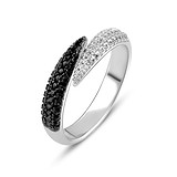 Женское серебряное кольцо с куб. циркониями, 1754930