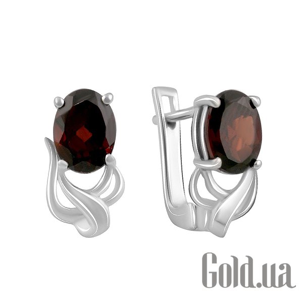 

Серьги Fresh Jewelry, Серебряные серьги с гранатами