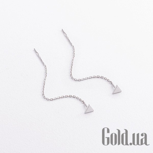 

Серьги с подвесками Украина, Серебряные серьги