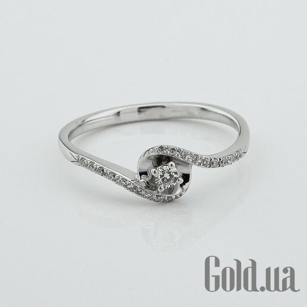 

Кольцо Украина, Золотое кольцо с бриллиантами, 16.5