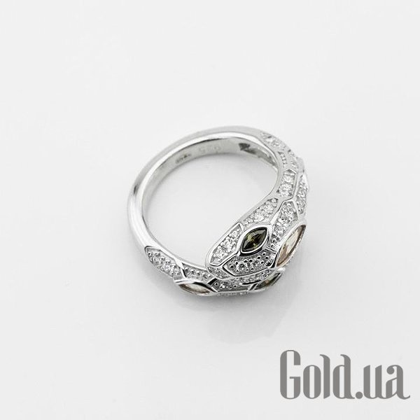 Женское серебряное кольцо с куб. циркониями DIA3102800 – изображение 2