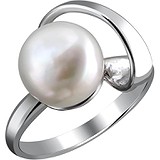 Женское серебряное кольцо с культив. жемчугом, 1638963