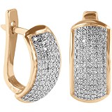 Золоті сережки з діамантами, 1673011