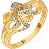 Женское золотое кольцо с бриллиантами, 1673267