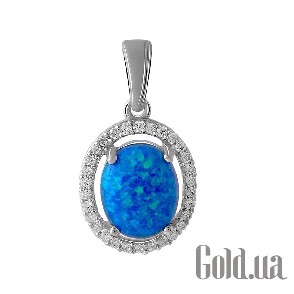 

Женские кулоны Fresh Jewelry, Серебряный кулон с куб. циркониями и опалом