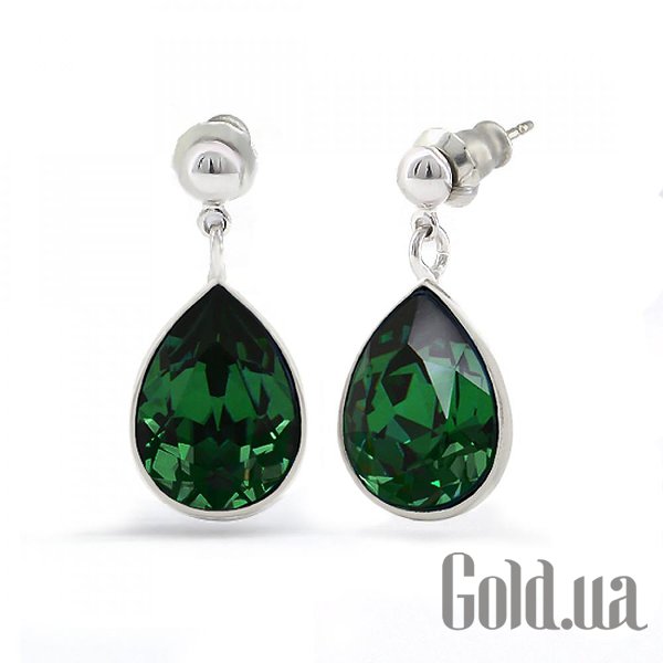 

Серьги с подвесками Kobi, Стальной, Серьги с кристаллами Swarovski