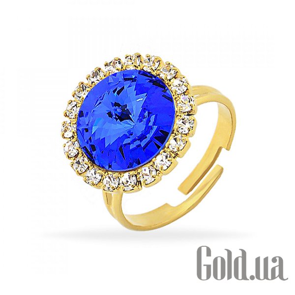

Женское кольцо Kobi, Золотой, Кольцо с кристаллами Swarovski в позолоте