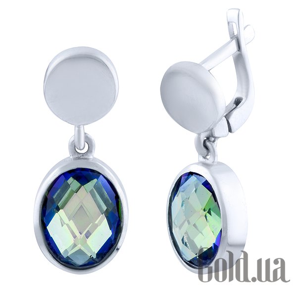

Серьги с подвесками Fresh Jewelry, Серебряные серьги с топазами