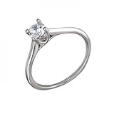 Серебряное кольцо с куб. цирконием, 1536820