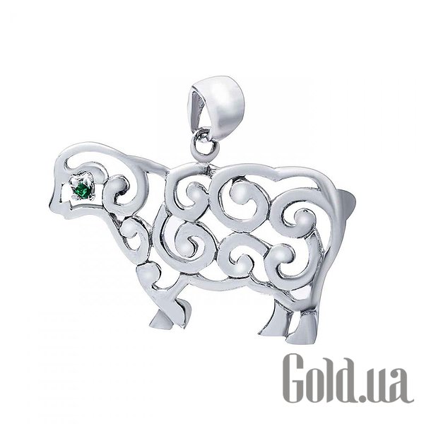 

Женские кулоны Lurie Jewelry, Серебряный кулон с куб. цирконием