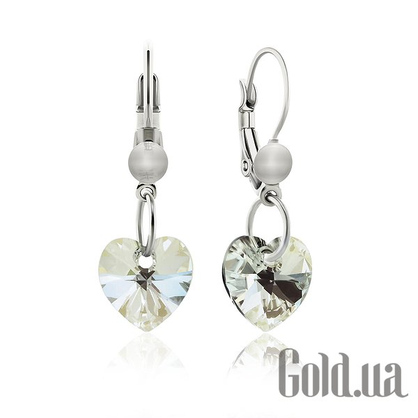 

Серьги с подвесками Kobi, Стальной, Серьги с кристаллами Swarovski