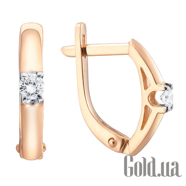

Серьги Fresh Jewelry, Золотые серьги с бриллиантами