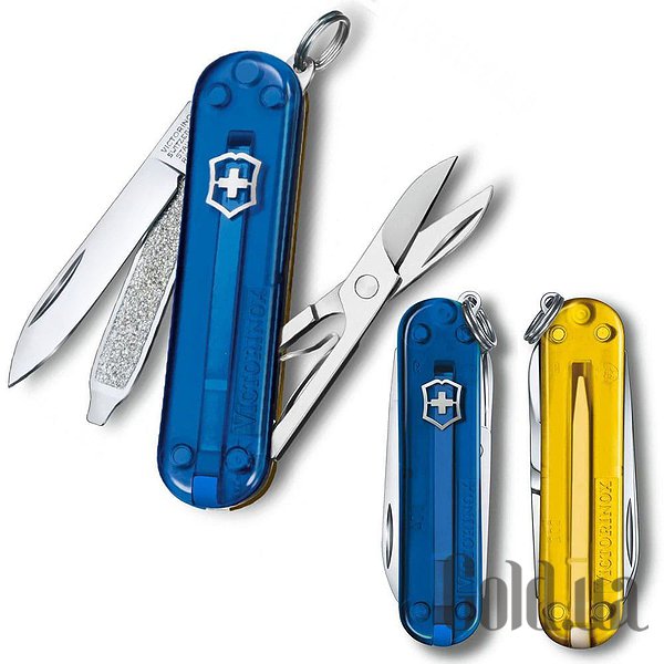 Ніж Victorinox Мультитул Classic SD Ukraine Vx06223.T2G.T81
