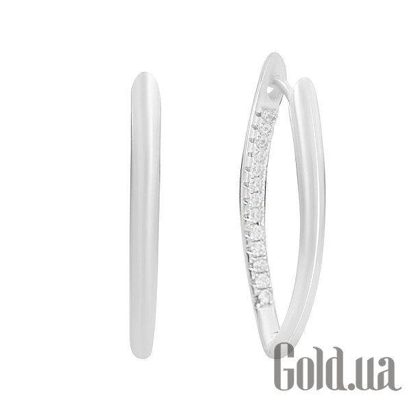 

Серьги Fresh Jewelry, Серебряные серьги с куб. циркониями
